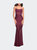 Gorgeous Lace and Jersey Jewel Tone Prom Dress