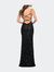 Gorgeous Sequin Dress with V Neck and Open Back