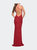 Luxurious Soft Sequin Dress With V Neckline