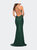 Luxurious Soft Sequin Dress With V Neckline