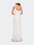 One Shoulder Long Jersey Homecoming Dress