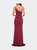 One Shoulder Long Jersey Homecoming Dress