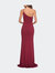 One Shoulder Long Jersey Homecoming Dress