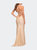 Prom Dress With Beautiful Lace Bodice And Jersey Skirt