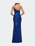 Simple One Shoulder Long Sequin Evening Gown