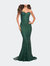 Strapless Sweetheart Luxe Sequin Gown - Emerald
