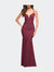 Stunning Luxe Jersey Dress with Deep V Neckline