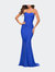 Sweetheart Strapless Gown with Side Ruching - Royal Blue