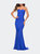 Sweetheart Strapless Gown with Side Ruching - Royal Blue