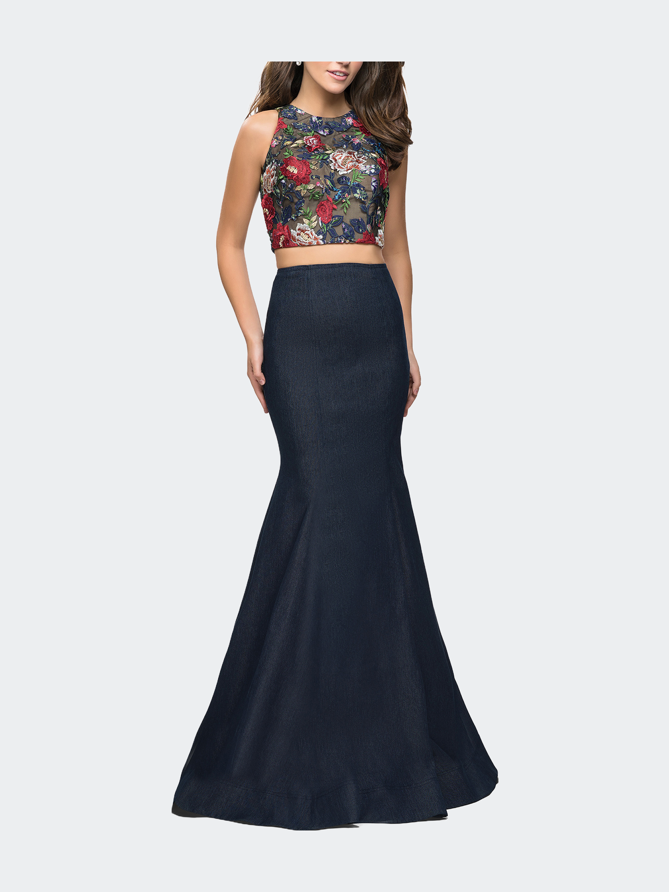 Denim Prom Dress