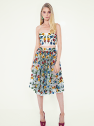 Gardenia Embroidered Skirt - Multi