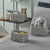 Gordes Gray White Paper Rope Storage Baskets