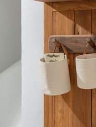 Heric Cotton Rope Storage Baskets Set of 2