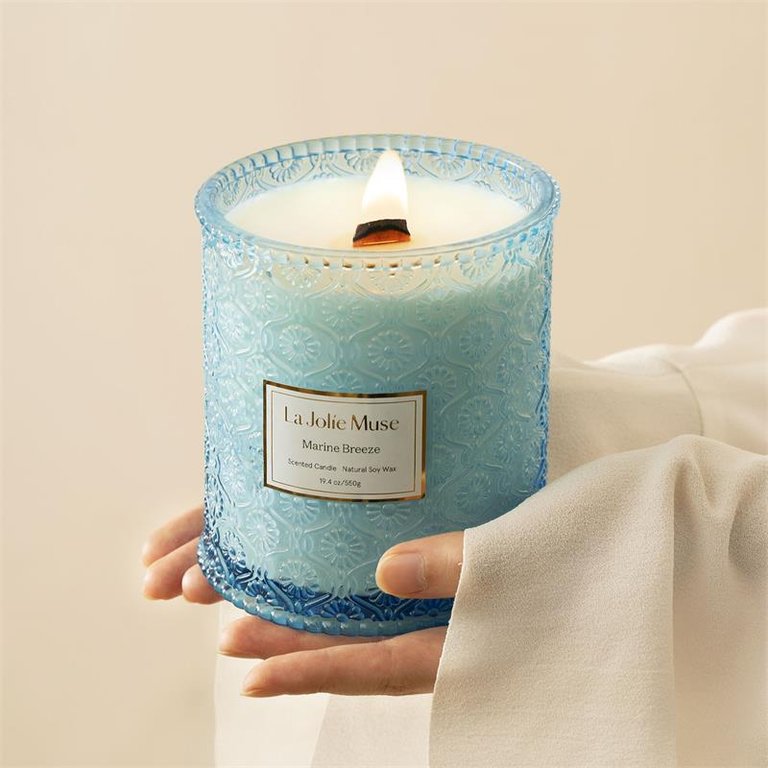 Maelyn Scented Candle - Marine Breeze