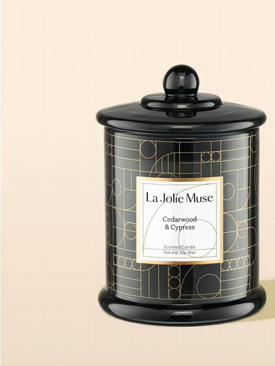 La Jolie Muse Roesia - Cypress and Cedarwood 9.9oz Candle product