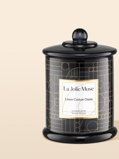 La Jolie Muse Roesia - Linen Cotton Oasis 10oz Candle product