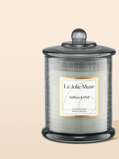 La Jolie Muse Roesia - Saffron & Oud 10oz Candle product