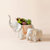 Tuskersthai White Elephant Pots - 8.6 + 5.9 Inch - White