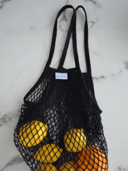 Cotton Net Bag - Black