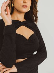 Taylor Tencel Shrug - Black