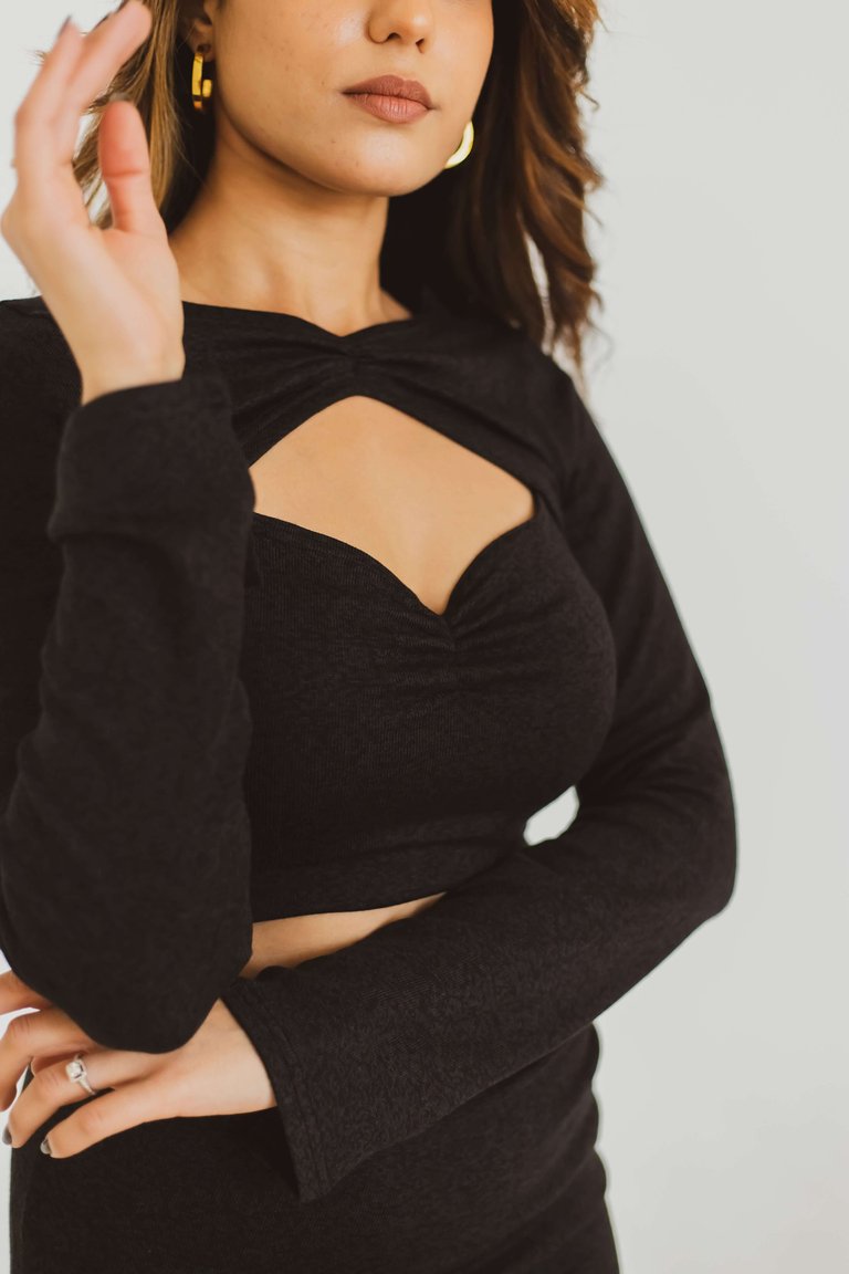 Taylor Tencel Shrug - Black