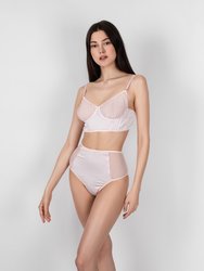 Flamingo Lingerie Set - Pink/ Light Pink