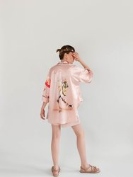 French Exit Loungewear Set - Print/Light Pink/Rose