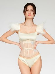 Lemon Ice Corset - Beige/ Gold/ Nude