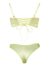 Pistachio Cream Lingerie Set