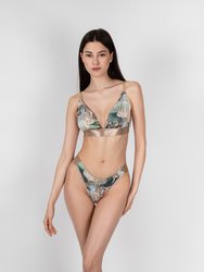 Venus Lingerie Set - Green/ Print/ Gold/ Olive