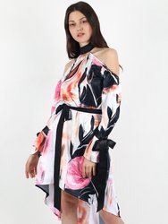 Watercoloured Flower Dress