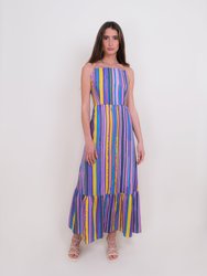 Amalfi Dress - Multicolor Stripes