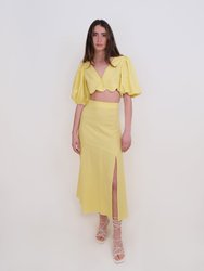 Amber Skirt - Light Yellow