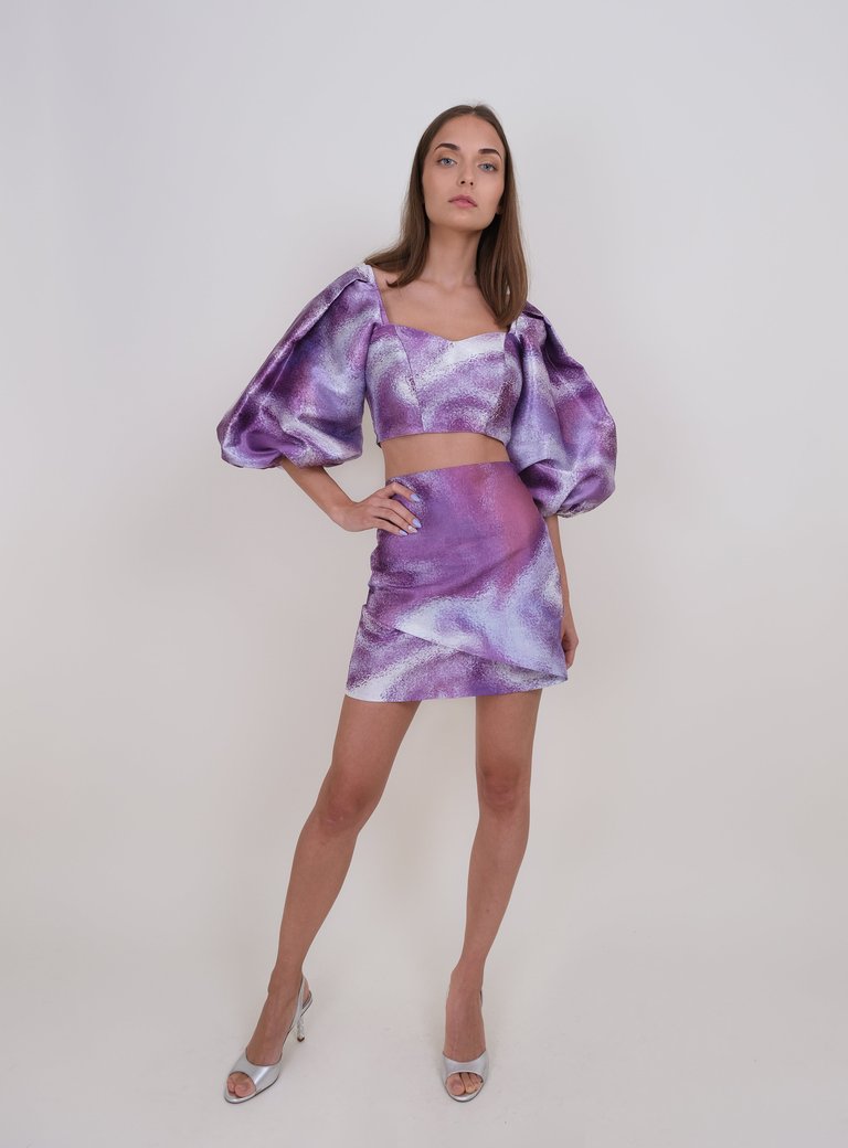 Bode Skirt - Purple