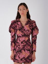 Dress Robbie - Jacquard Printed