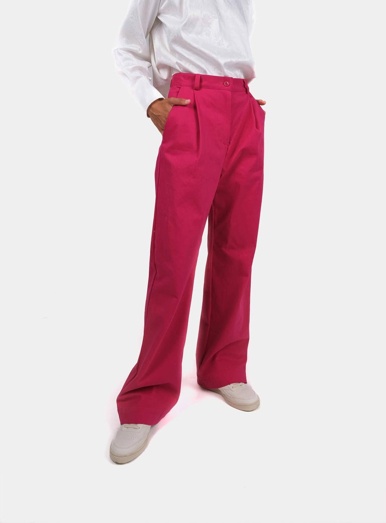 Hailey Fucsia Pant - Fucsia