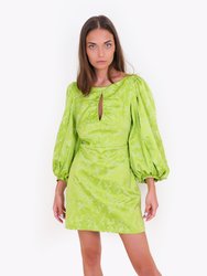 Vogel Dress - Lime Monocolor