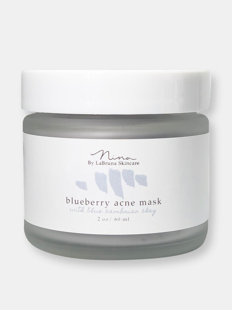 Blueberry Acne Mask with Blue Cambrian Clay