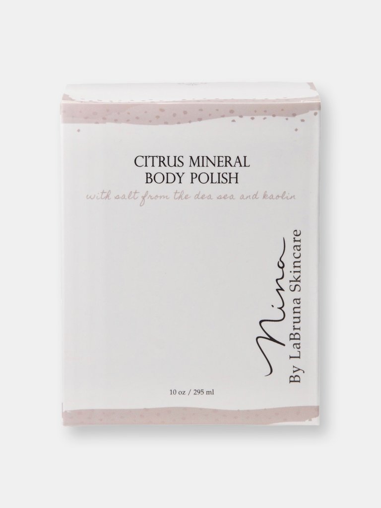 Citrus Mineral Body Polish with Dead Sea Salt and Kaolin Clay