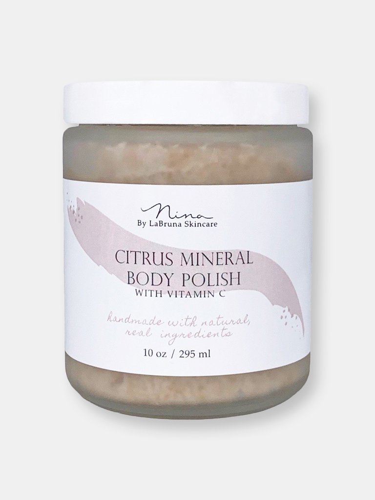 Citrus Mineral Body Polish with Dead Sea Salt and Kaolin Clay