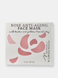 Rose Anti-Aging Face Mask with Kaolin and Yellow French Clay