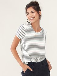 Recycled Stripe Frank Tee - Classic Stripe