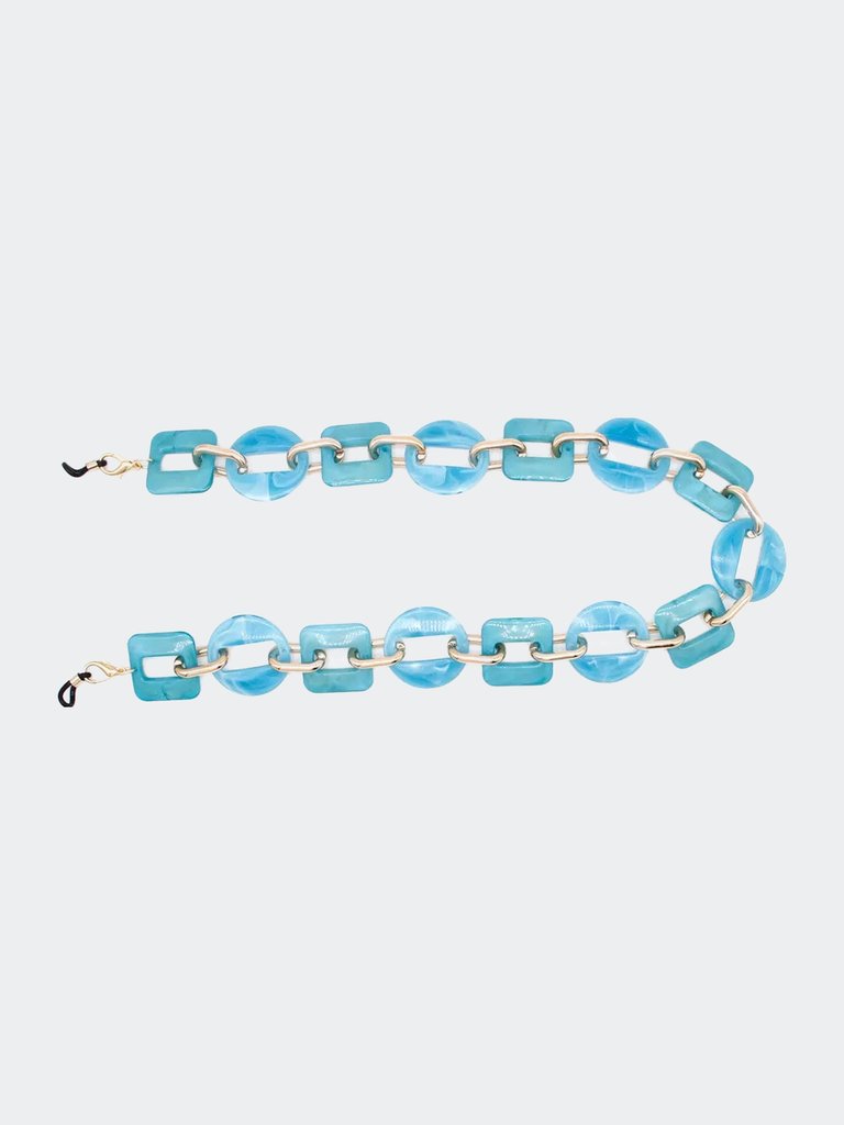 Chonky Sunglasses Chain - Ocean Blue