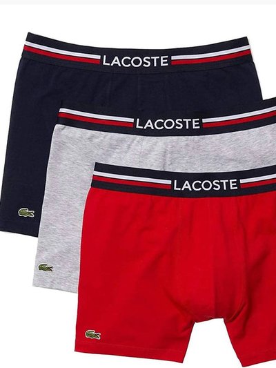 Lacoste Boxer Briefs French Flag Iconic Lifestyle Pack Of 3 product