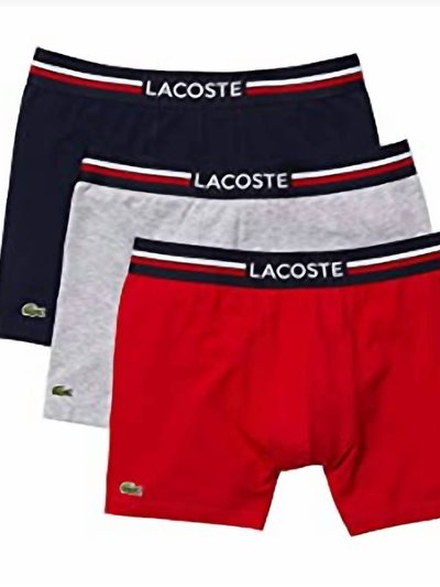 Lacoste Men Boxer Briefs Pack 3 French Flag Iconic Lifestyle product