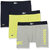 Mens Boxer Briefs Iconic Fashion 3 PK Cotton - Multicolor