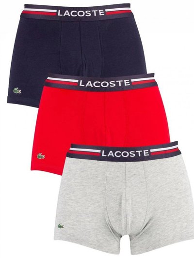 Lacoste Men's Cotton Stretch Boxer Brief Underwear Multipack product