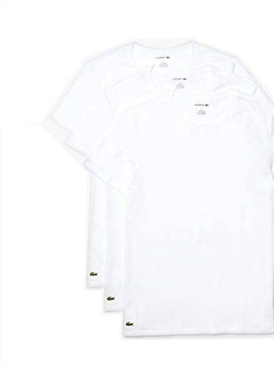 Lacoste Men's Essentials 3-Pack Crew Neck T-Shirts product