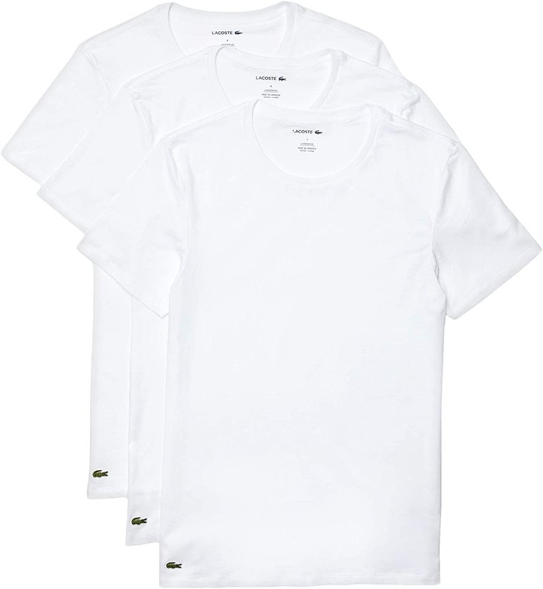 Men's Essentials 3 Pack Slim Fit Crew Neck T-Shirts