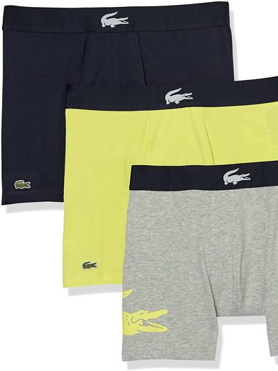 Lacoste Men's Iconic Cotton Stretch Fashion Briefs - 3 Pack product